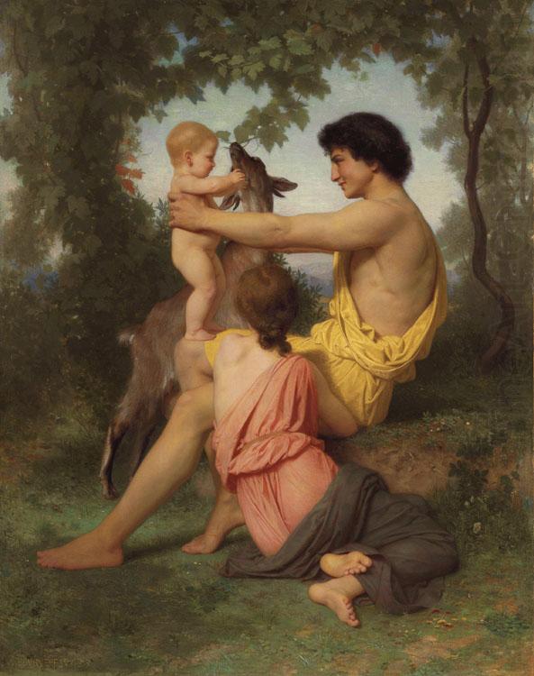 Adolphe William Bouguereau Idyll:Family from Antiquity (nn04) china oil painting image